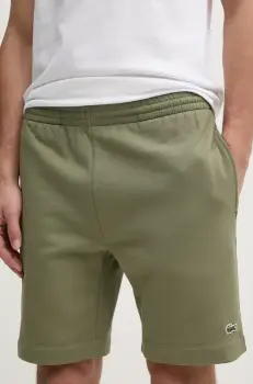 Lacoste pantaloni scurti barbati, culoarea verde imagine