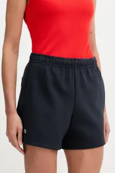 Lacoste pantaloni scurti de trening pentru femei, cu bumbac imagine