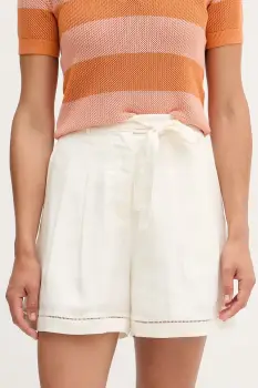 Lacoste pantaloni scurti pentru femei, cu lyocell imagine