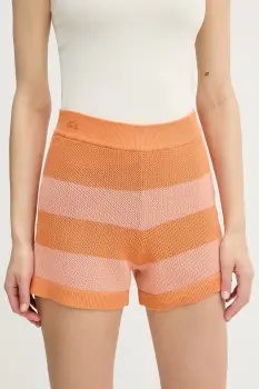 Lacoste pantaloni scurti pentru femei, din bumbaci imagine