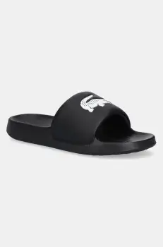 Lacoste papuci SERVE SLIDE 1.0 culoarea negru, 49CMA0021 imagine