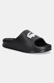 Lacoste papuci SERVE SLIDE 2.0 culoarea negru, 48CMA0010 imagine