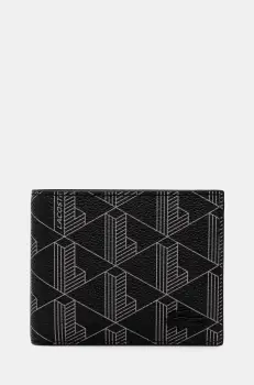 Lacoste portofel barbati, culoarea negru, NH4844LX imagine
