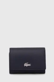 Lacoste portofel femei, culoarea albastru marin imagine