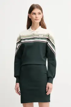 Lacoste rochie culoarea verde, mini, evazati, EF5408 imagine
