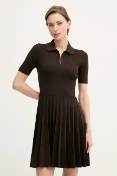 Lacoste rochie plisata cu vascoza imagine