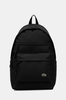 Lacoste rucsac culoarea negru, mare, uni, NU5180NE imagine