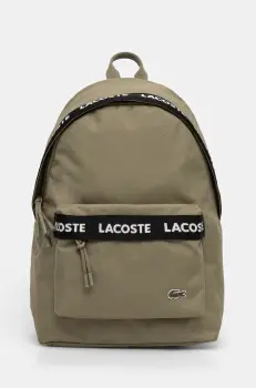Lacoste rucsac culoarea verde, mare, cu imprimeu, NU4685NZ imagine