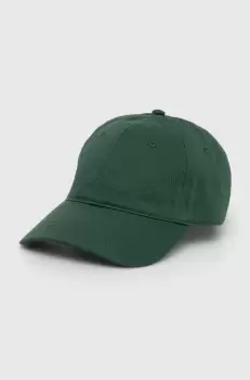 Lacoste sapca de baseball din bumbac culoarea verde, neted imagine