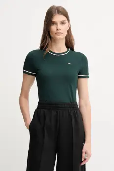 Lacoste tricou culoarea verde, TF5289 imagine