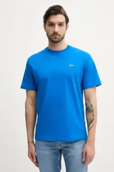 Lacoste tricou din bumbac barbati, neted, TH7318 imagine