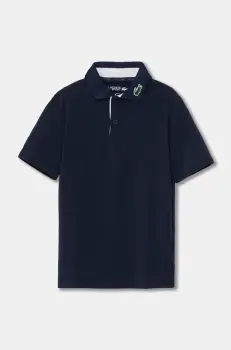 Lacoste tricou polo copii culoarea albastru marin, neted, DJ7429 imagine