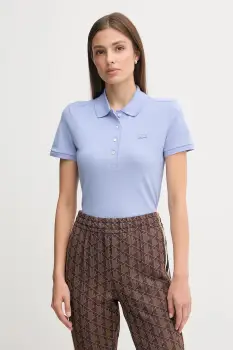 Lacoste tricou polo culoarea alb, PF5462 imagine