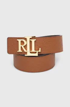 Lauren Ralph curea de piele cu doua fete imagine