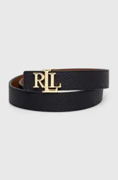 Lauren Ralph curea de piele cu doua fete imagine