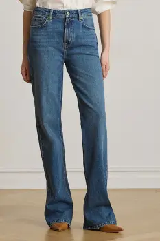 Lauren Ralph Lauren blugi wide leg pentru femei imagine