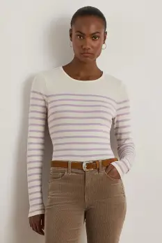 Lauren Ralph Lauren bluza din bumbac imagine