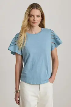 Lauren Ralph Lauren bluza pentru femei, din bumbac imagine