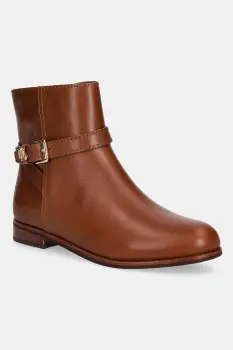 Lauren Ralph Lauren botine de piele Brooke Bt 2 imagine