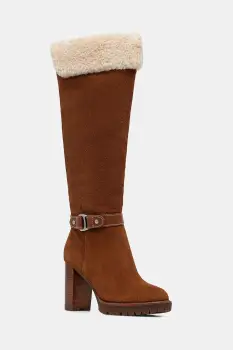 Lauren Ralph Lauren cizme din piele intoarsa Tasha Tl Hl imagine