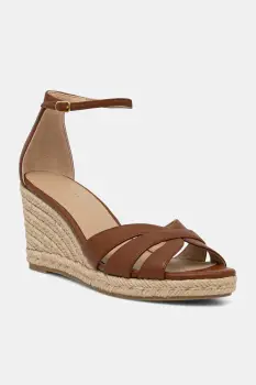 Lauren Ralph Lauren espadrile de piele Nellie imagine
