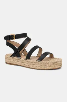 Lauren Ralph Lauren espadrile de piele Polly Gldtr imagine