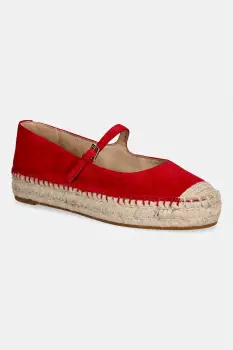 Lauren Ralph Lauren espadrile pentru femei din piele intoarsa Luize Mj imagine