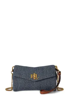 Lauren Ralph Lauren geanta crossbody pentru femei din denim imagine
