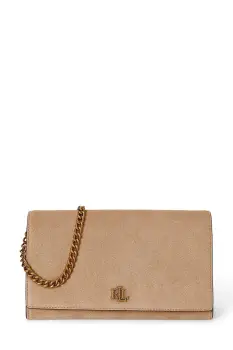 Lauren Ralph Lauren geanta crossbody pentru femei din piele intoarsa imagine