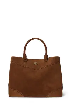 Lauren Ralph Lauren geanta shopper pentru femei din piele intoarsa imagine