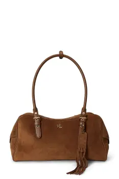 Lauren Ralph Lauren geanta shopper pentru femei din piele intoarsa imagine