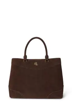 Lauren Ralph Lauren geanta shopper pentru femei din piele intoarsa imagine