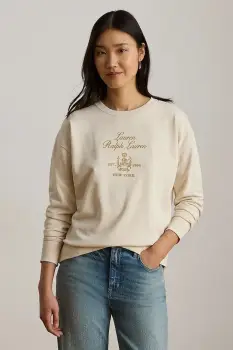 Lauren Ralph Lauren hanorac pentru femei cu bumbac imagine
