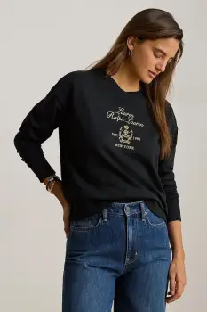 Lauren Ralph Lauren hanorac pentru femei cu bumbac imagine