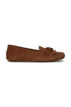 Lauren Ralph Lauren mocasini pentru femei din piele intoarsa Tayte Klt imagine