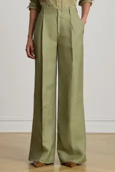 Lauren Ralph Lauren pantaloni palazzo pentru femei, cu in imagine