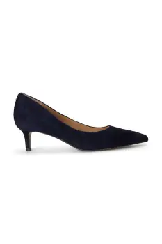 Lauren Ralph Lauren pantofi cu toc stiletto din piele intoarsa Adrienne imagine