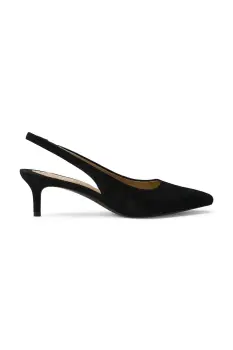 Lauren Ralph Lauren pantofi cu toc stiletto din piele intoarsa Lolah II imagine