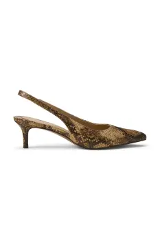 Lauren Ralph Lauren pantofi cu toc stiletto din piele Lolah II imagine