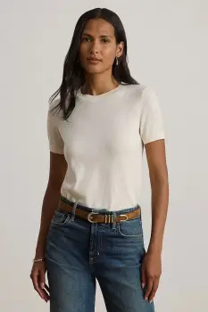 Lauren Ralph Lauren pulover cu maneca scurta pentru femei cu modal imagine