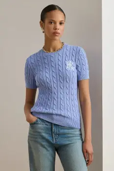 Lauren Ralph Lauren pulover de bumbac imagine