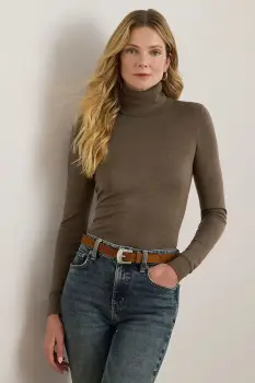 Lauren Ralph Lauren pulover din amestec de matase imagine