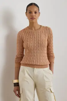 Lauren Ralph Lauren pulover pentru femei, cu bumbac imagine