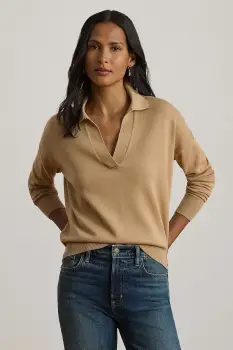 Lauren Ralph Lauren pulover pentru femei, cu bumbac imagine
