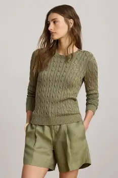 Lauren Ralph Lauren pulover pentru femei, cu bumbac imagine