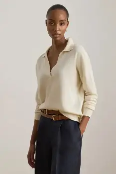 Lauren Ralph Lauren pulover pentru femei, cu bumbac imagine