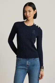 Lauren Ralph Lauren pulover pentru femei, cu bumbac imagine