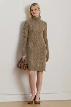 Lauren Ralph Lauren rochie cu lana imagine