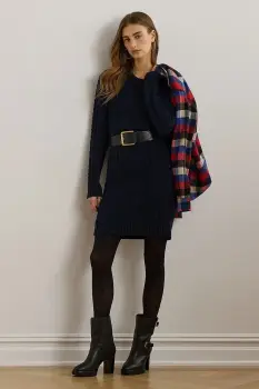 Lauren Ralph Lauren rochie din bumbac imagine