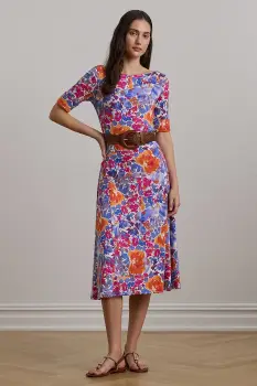 Lauren Ralph Lauren rochie din bumbac imagine